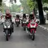 Komunitas Honda CBR Adakan Sunmori Sembari Bersihkan Jalan
