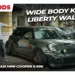 VIDEO: Mini Cooper S Dibikin Kekar Pakai Body Kit Liberty Walk | OtoMods - Indonesia