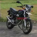 GALERI: Honda Tiger Hedon Pakai Komponen Moge Tampil Gambot!