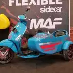 Mengenal MAF Sidecar, Pembuat Sespan Fleksibel untuk Vespa Matic