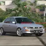Nostalgia Modifikasi Era '90-an, Toyota Great Corolla Pakai Pelek Mercy
