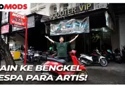VIDEO: Grebek Bengkel Skuter Italia Scooter VIP | OtoMods - Indonesia