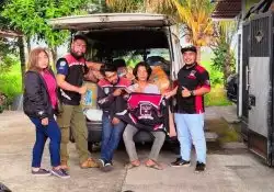 Yamaha Lexi Community Jakarta Bagikan Bantuan ke Korban Gempa Cianjur