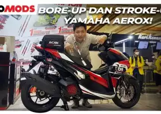 VIDEO: Bikin Yamaha Aerox Jadi 200 CC Pakai Bore-Up Kit TDR | OtoMods - Indonesia