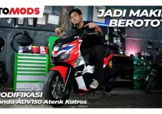 VIDEO: Modifikasi Kaki-Kaki Honda ADV150 Pakai Ban Gambot - OtoMods | Indonesia