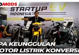 VIDEO: Modifikasi Motor Listrik Konversi di GIIAS 2022 - OtoMods | Indonesia