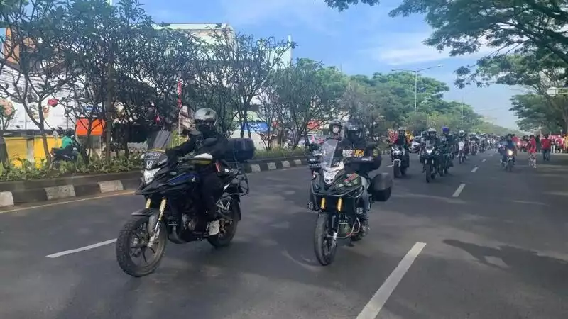 Bikers Honda Bikin Convoy Merdeka untuk Sambut Kemerdekaan
