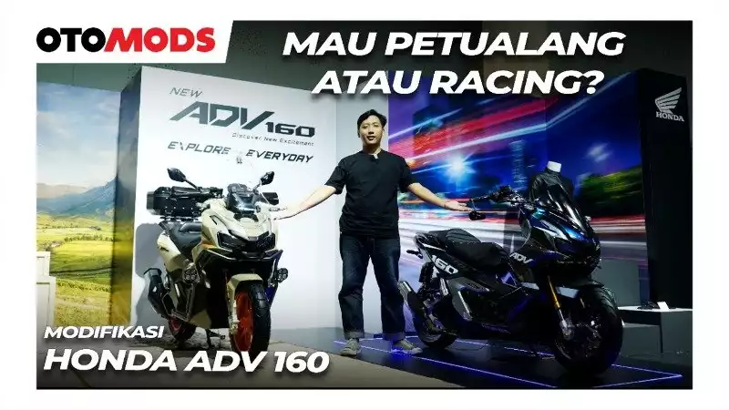 VIDEO: Honda ADV 160 Dibikin Touring dan Racing - OtoMods | Indonesia