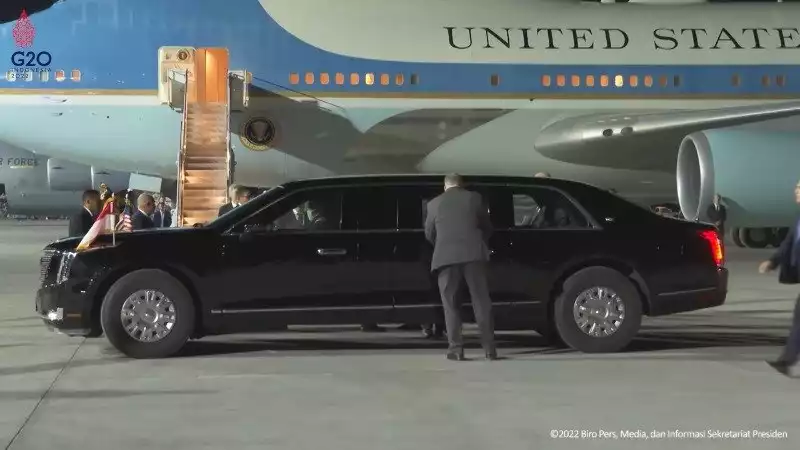 The Beast, Mobil Paling Kuat di KTT G20 Digunakan Presiden AS Joe Biden