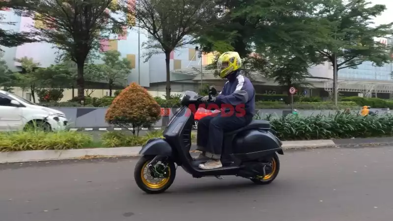 Scooter VIP Sebut Modifikasi Vespa di Tahun 2022 Masih ke Arah Racing!
