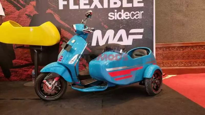 Mengenal MAF Sidecar, Pembuat Sespan Fleksibel untuk Vespa Matic
